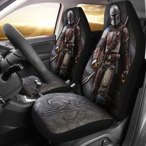 Mandalorian Car Seat Covers Star Wars Fan Gift 094201 - YourCarButBetter