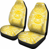 Marquesas Islands Car Seat Cover - Marquesas Islands Coat Of Arms Polynesian Flag Color 105905 - YourCarButBetter