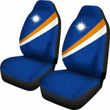 Marshall Flag Car Seat Covers Micronesia Patterns 105905 - YourCarButBetter