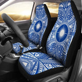 Marshall Islands Car Seat Cover - Marshall Islands Coat Of Arms Polynesian Flag Color 105905 - YourCarButBetter