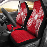Marshall Islands Car Seat Cover - Marshall Islands Flag Map Red White - 105905 - YourCarButBetter