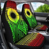 Marshall Islands Car Seat Cover - Marshall Islands Flag Polynesian Tattoo Reggae - 9 174914 - YourCarButBetter