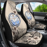 Marshall Islands Car Seat Covers The Beige Hibiscus (Set Of Two) 7 232125 - YourCarButBetter