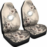 Marshall Islands Car Seat Covers The Beige Hibiscus (Set Of Two) 7 232125 - YourCarButBetter