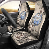 Marshall Islands Car Seat Covers The Beige Hibiscus (Set Of Two) 7 232125 - YourCarButBetter