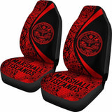 Marshall Islands Polynesian Car Seat Cover Circle Style 03 Amazing 105905 - YourCarButBetter