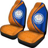 Marshall Islands Polynesian Car Seat Cover Circle Style 05 Amazing 105905 - YourCarButBetter