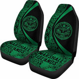 Marshall Islands Polynesian Car Seat Cover Circle Style Amazing 105905 - YourCarButBetter