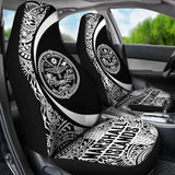 Marshall Islands Polynesian Car Seat Cover Circle Style Amazing 105905 - YourCarButBetter