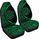 Marshall Islands Polynesian Car Seat Cover Circle Style Amazing 105905 - YourCarButBetter
