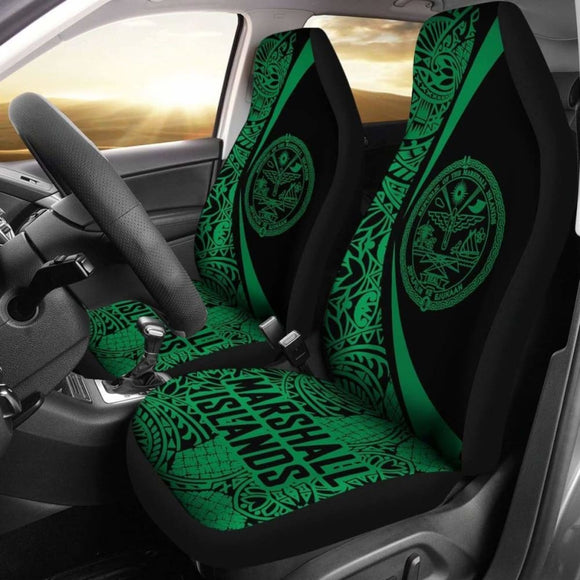 Marshall Islands Polynesian Car Seat Cover Circle Style Amazing 105905 - YourCarButBetter