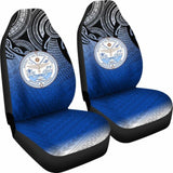 Marshall Islands Polynesian Car Seat Covers - Tattoo Pattern - 12 174914 - YourCarButBetter
