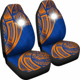 Marshall Islands Polynesian Car Seat Covers - Tribal Tattoo - 12 174914 - YourCarButBetter