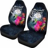 Marshall Islands Polynesian Car Seat Covers - Tropical Flower - 105905 - YourCarButBetter