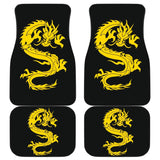 Master Dragon Yellow Gold Car Floor Mats 211803 - YourCarButBetter