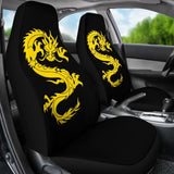 Master Dragon Yellow Gold Car Seat Covers 211803 - YourCarButBetter