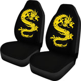 Master Dragon Yellow Gold Car Seat Covers 211803 - YourCarButBetter