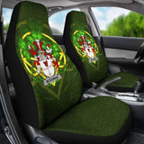 Mcgowan Or Mcgouan Ireland Car Seat Cover Celtic Shamrock (Set Of Two) 154230 - YourCarButBetter