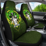 Mcnally Ireland Car Seat Cover Celtic Shamrock (Set Of Two) 154230 - YourCarButBetter