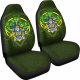 Meagher Or O’Maher Ireland Car Seat Cover Celtic Shamrock (Set Of Two) 154230 - YourCarButBetter