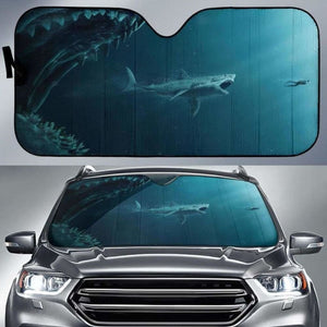 Megalodon Car Auto Sun Shades 182102 - YourCarButBetter