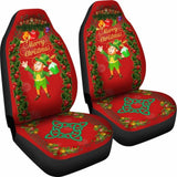 Merry Christmas St. Patrick Car Seat Covers Th5 (Set Of 2) 160830 - YourCarButBetter
