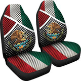 Mexican Flag Car Seat Cover Circular Dot Pattern 550317 - YourCarButBetter