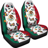 Mexico Flag And Symbols Car Seat Covers 174510 - YourCarButBetter