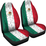 Mexico Flag And Symbols Car Seat Covers 550317 - YourCarButBetter