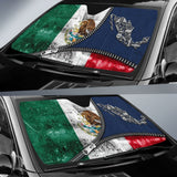 Mexico Flag Auto Sun Shades Mexico Flag And Map Windshield Sun Shade 550317 - YourCarButBetter