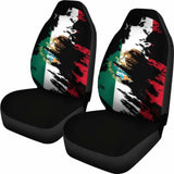 Mexico Flag Painting Car Seat Cover 4 153908 - YourCarButBetter