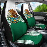 Mexico Green Coat Of Arms Car Seat Covers 2 153908 - YourCarButBetter
