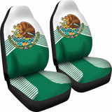 Mexico Green Coat Of Arms Car Seat Covers 2 153908 - YourCarButBetter