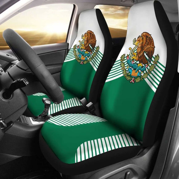 Mexico Green Coat Of Arms Car Seat Covers 2 153908 - YourCarButBetter