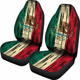 Mexico Grunge Flag Car Seat Cover 1 153908 - YourCarButBetter