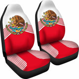 Mexico Red Coat Of Arms Car Seat Covers 2 153908 - YourCarButBetter