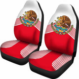 Mexico Red Coat Of Arms Car Seat Covers 2 153908 - YourCarButBetter