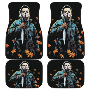 Michael Myers Art Halloween Car Floor Mats Movie Fan Gift 210101 - YourCarButBetter