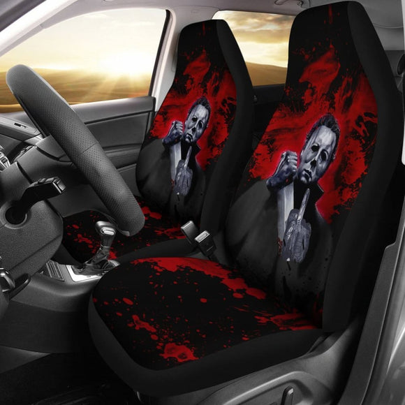 Michael Myers Car Seat Covers Halloween Horror Movie 101819 - YourCarButBetter