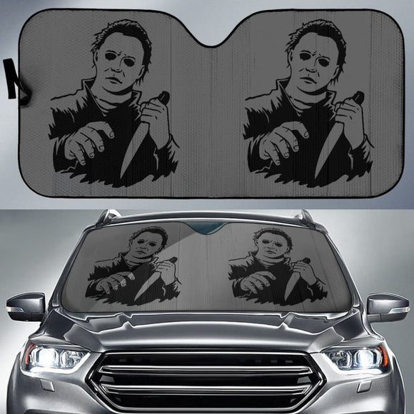 Michael Myers Halloween Horror Car Auto Sun Shades 212903 - YourCarButBetter