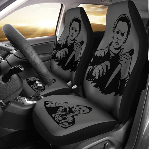 Michael Myers Halloween Horror Car Seat Covers 212903 - YourCarButBetter