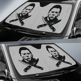 Michael Myers Horror Chef’s Knife Car Auto Sun Shades 212903 - YourCarButBetter