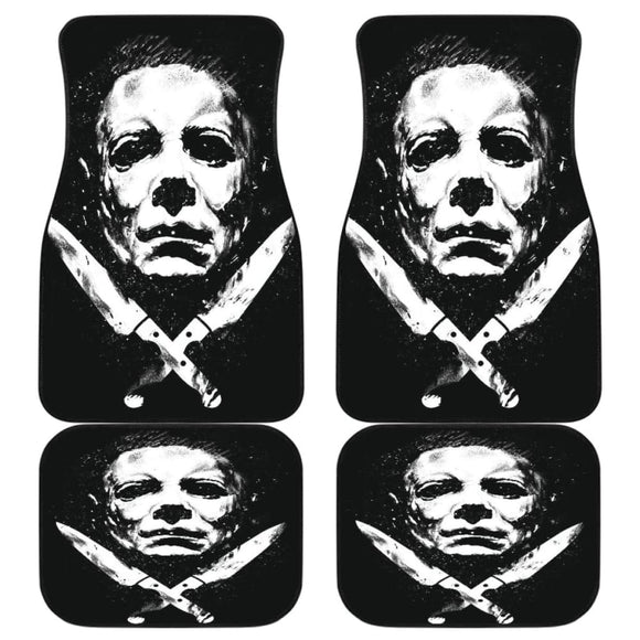 Michael Myers Horror Fan Gift Car Floor Mats 094209 - YourCarButBetter