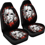 Michael Myers Jason Voorhees Freddy Krueger Leatherface Car Seat Covers 210101 - YourCarButBetter