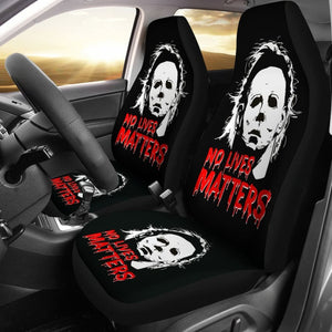 Michael Myers No Lives Matters Car Seat Covers Movie Fan Gift 210101 - YourCarButBetter