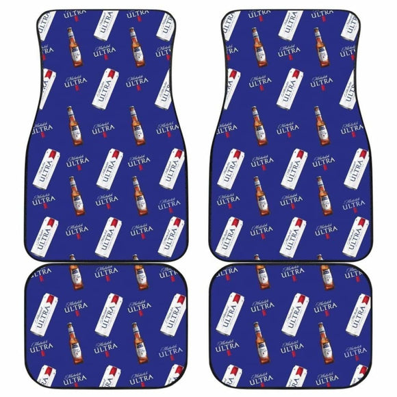 Michelob Ultra Car Floor Mats Beer Lover Gift Idea 195016 - YourCarButBetter