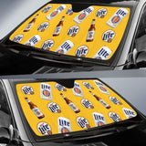 Miller Lite Car Auto Sun Shade Auto Sun Visor For Beer Lover 102507 - YourCarButBetter