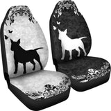 Miniature Bull Terrier Car Seat Covers 110424 - YourCarButBetter