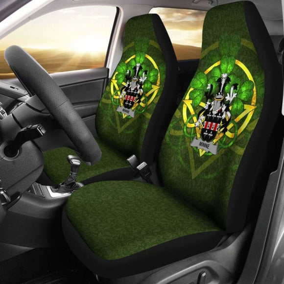 Minne Ireland Car Seat Cover Celtic Shamrock (Set Of Two) 154230 - YourCarButBetter
