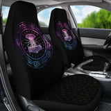 Mjolnir In Galaxy Style Car Seat Covers 110424 - YourCarButBetter